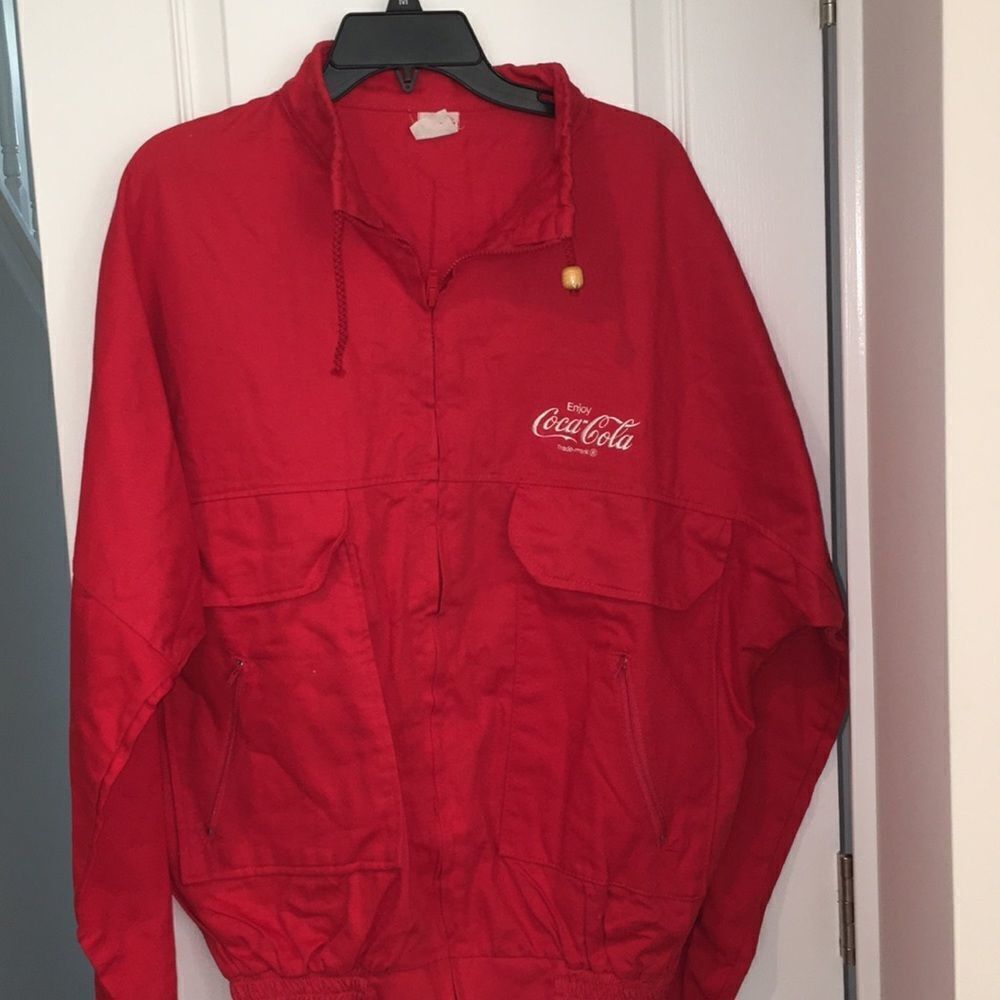 Coca Cola Drivers vintage retro delivery jacket L